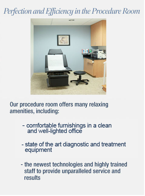 Laser Lipo & Vein reception desk